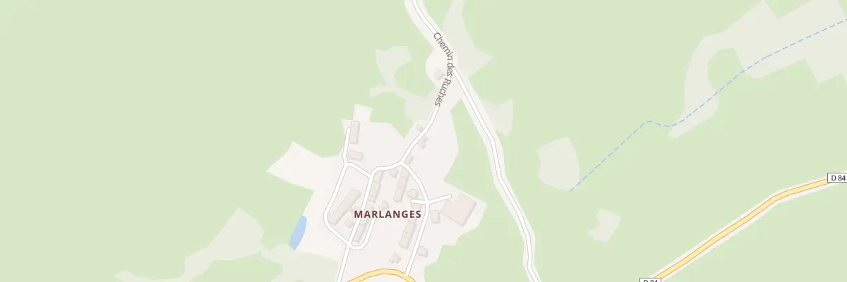 Plan du 14 Marlanges à Saint-Chabrais
