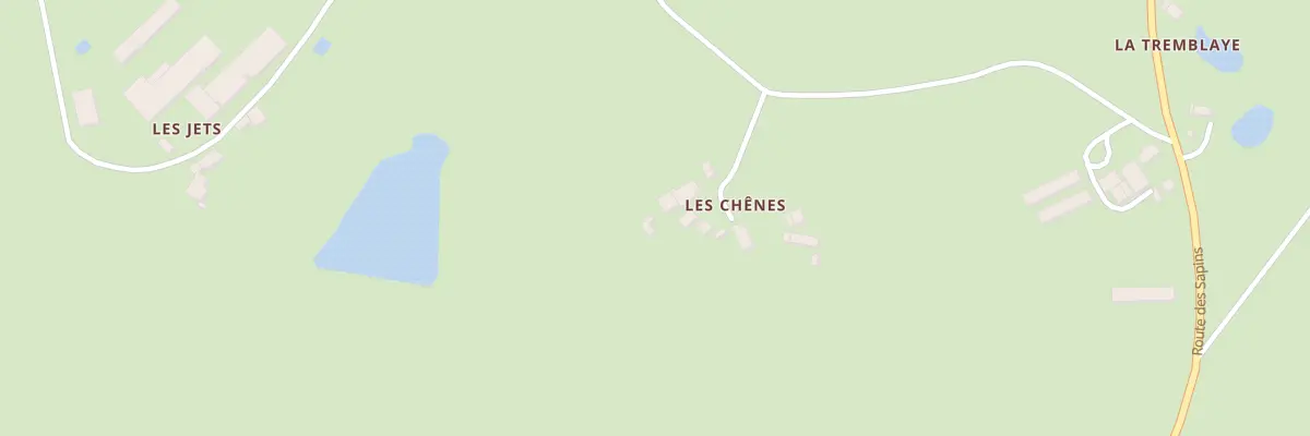Plan du 95 Les Chenes à Beddes