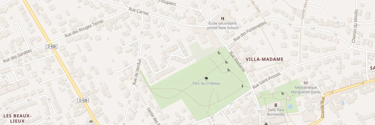 Plan du 14 All de la Grille du Parc à Bessancourt