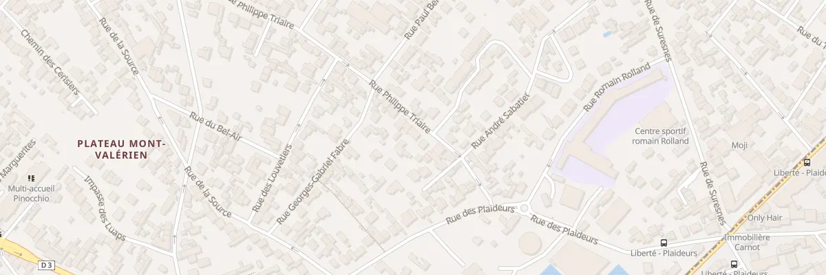 Plan du 238 Rue Philippe Triaire à Nanterre