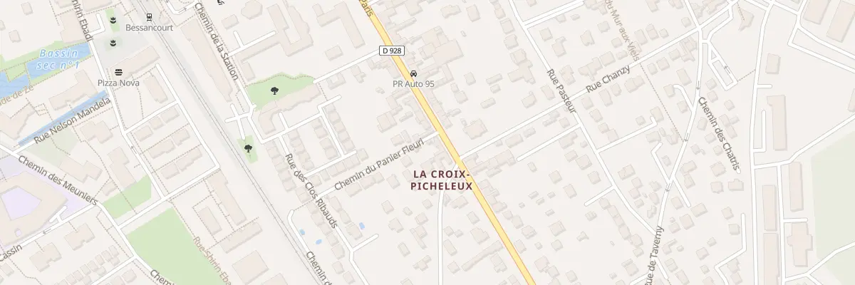 Plan du 1 Rue du Panier Fleuri à Bessancourt