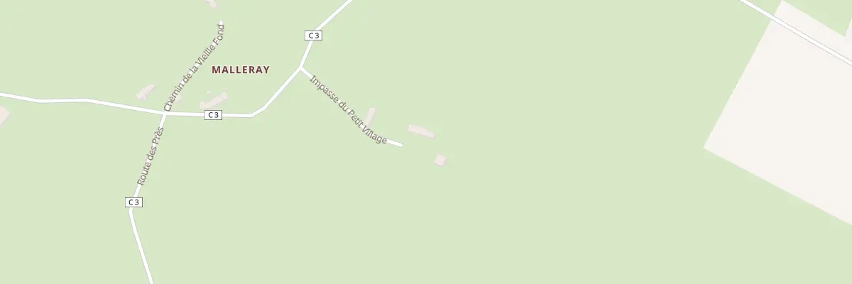 Plan du 3 Imp du Petit Village à Touchay