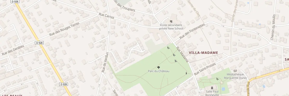 Plan du 16 All de la Grille du Parc à Bessancourt