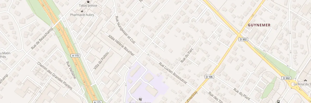 Plan du 28 Rue Lucien Bossoutrot à Taverny