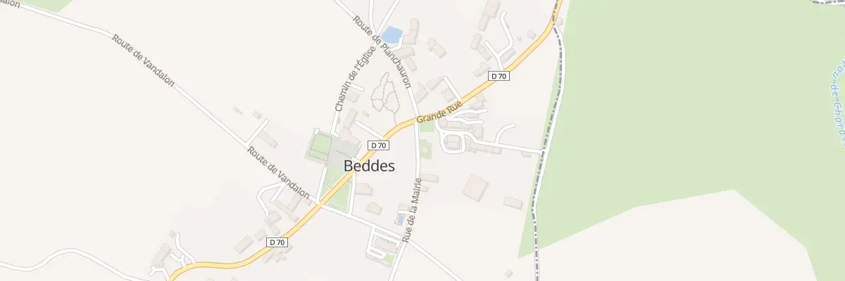 Plan du 4 Rue de la Mairie à Beddes
