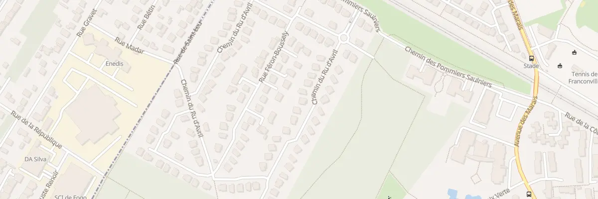 Plan du 17 Che du Rû d’Avril à Franconville