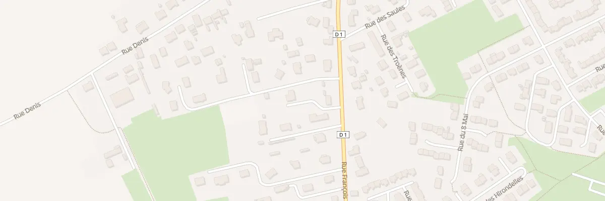 Plan du 742 Rue François Mitterrand à Loon-Plage