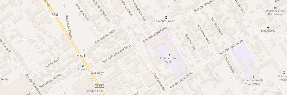 Plan du 60 Rue Parmentier à Bezons