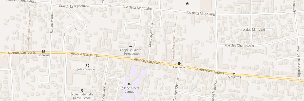 Plan du 2 Rue des Jasmins à Argenteuil