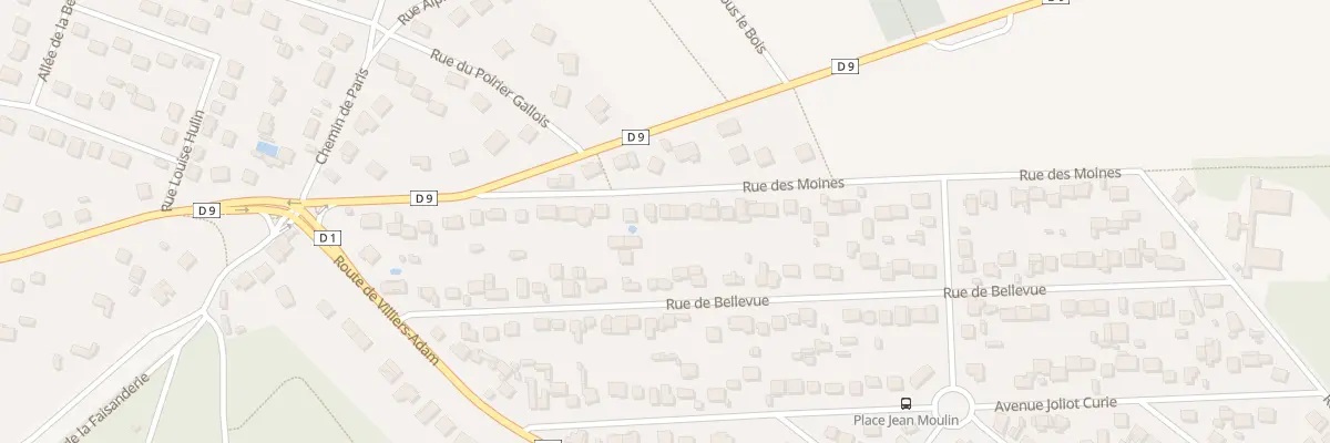 Plan du 22 Rue des Moines à Mériel