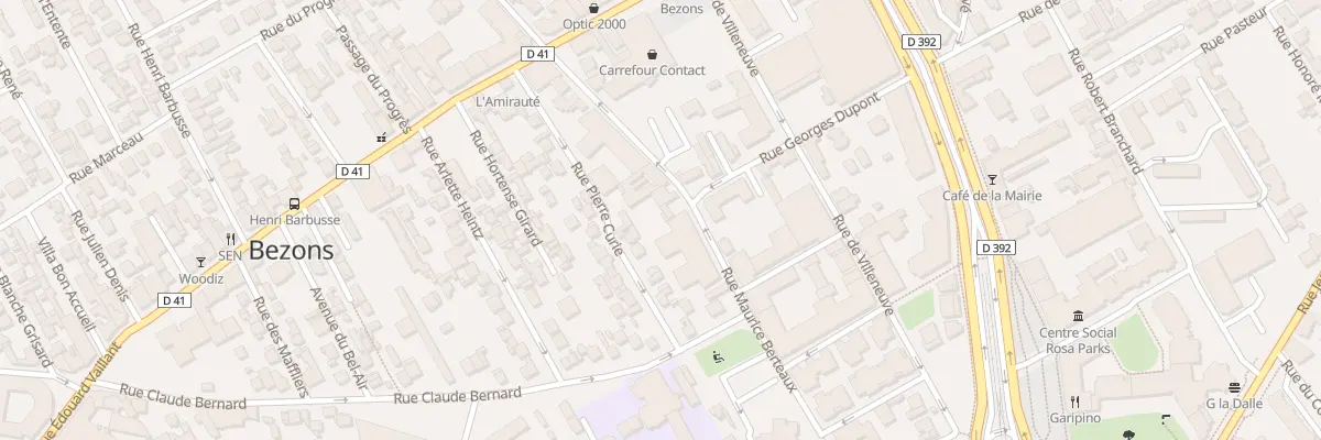 Plan du 59 Rue Maurice Berteaux à Bezons