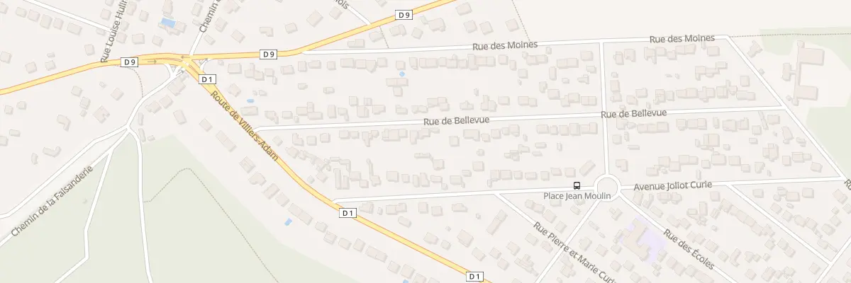 Plan du 26 Rue de Bellevue à Mériel