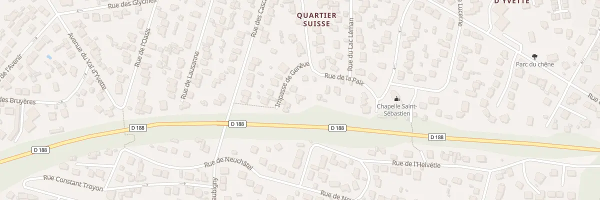 Plan du 3 Imp de Genève à Villebon-sur-Yvette