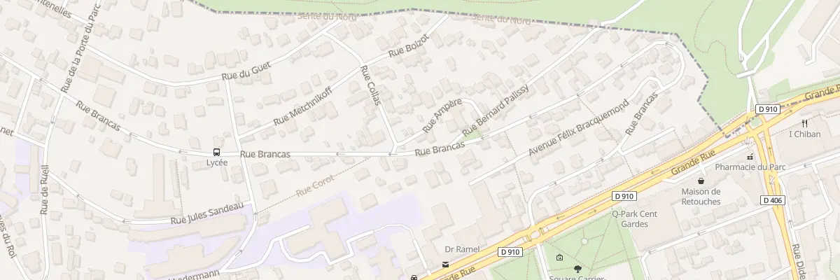 Plan du 40 Rue Brancas à Sèvres