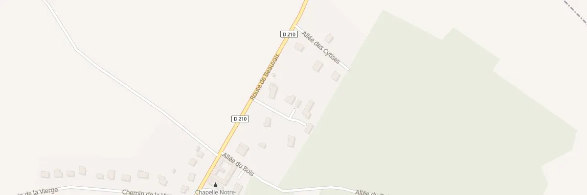 Plan du 3 All des Charmes à Nampty