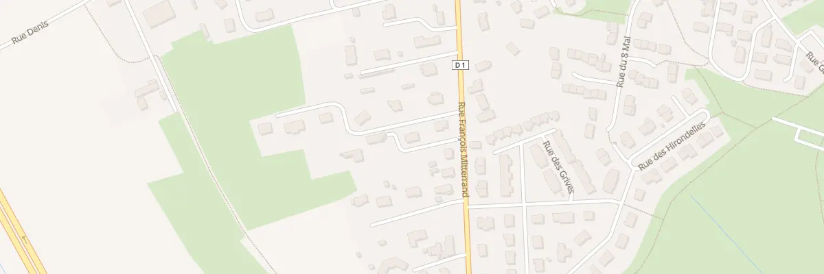 Plan du 856 Rue François Mitterrand à Loon-Plage