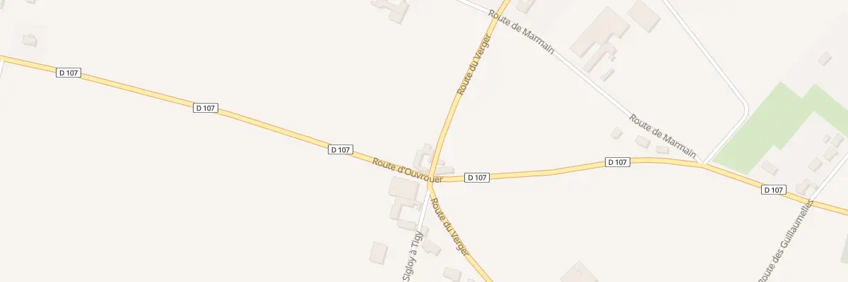 Plan du 38 Rte du Verger à Sigloy