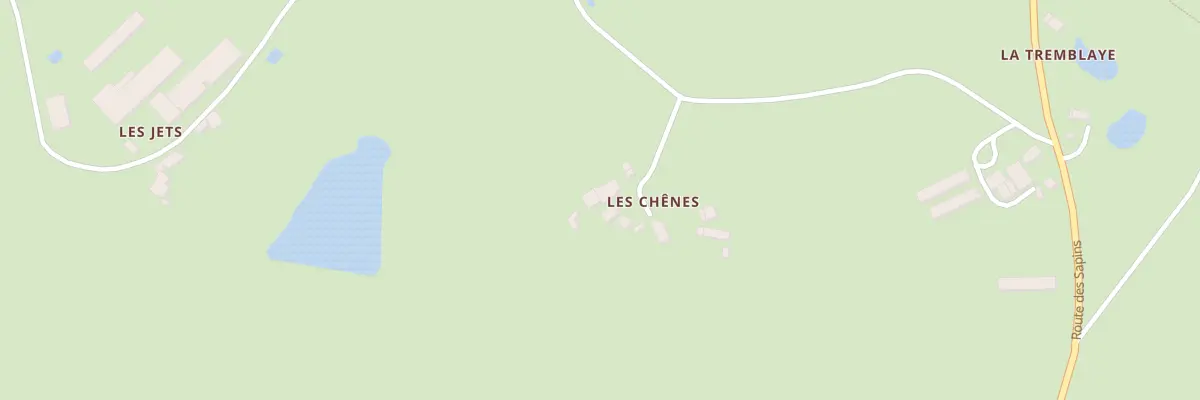 Plan du 46 Les Chenes à Beddes