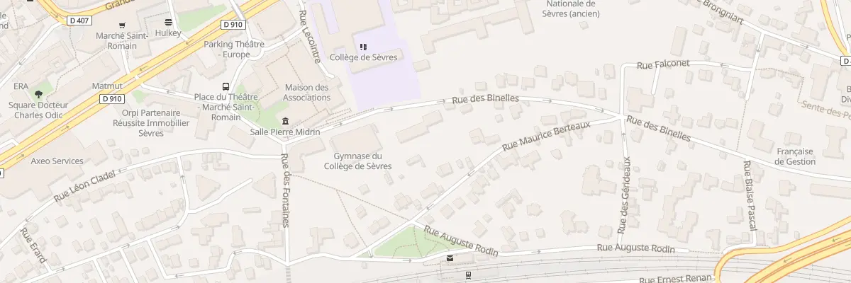 Plan du 37 Rue des Binelles à Sèvres