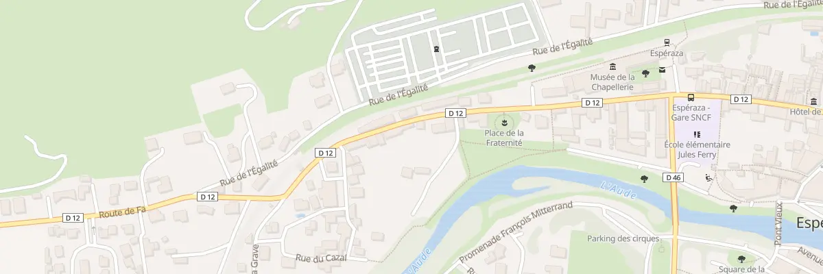 Plan du 389 Av de Chalabre à Espéraza