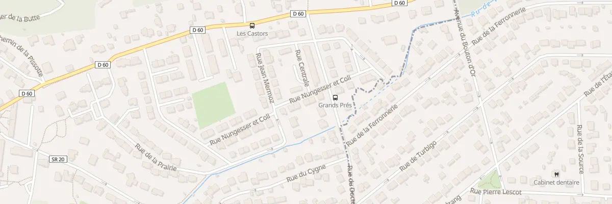 Plan du 24 Rue Nungesser et Coli à Vauhallan