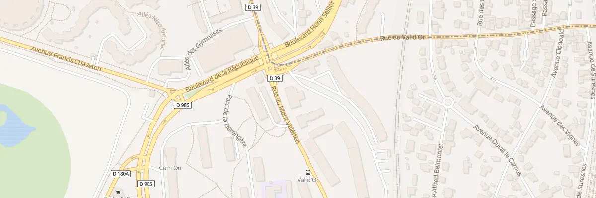 Plan du 56 Rue du Mont Valérien à Saint-Cloud