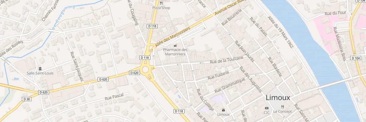 Plan du 38 Rue de la Toulzane à Limoux