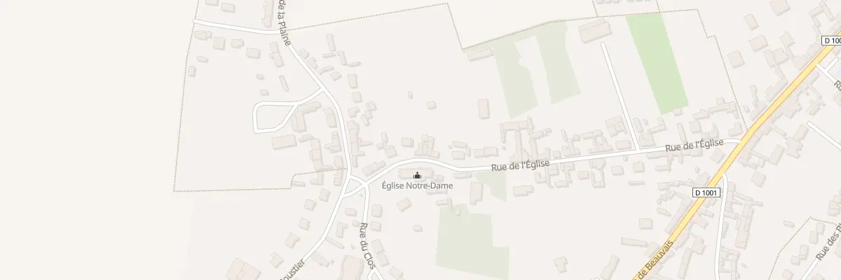 Plan du 38 Rue de l’Eglise à Froissy