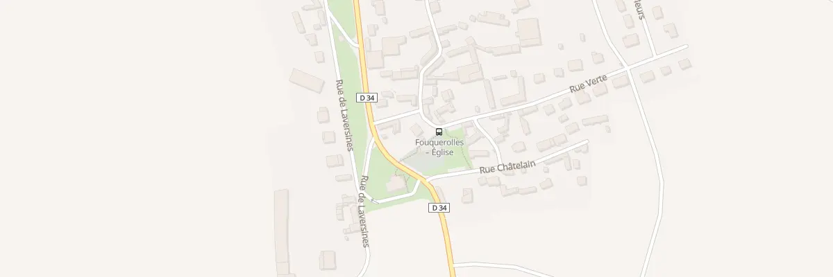 Plan du 2 Rue d’Eglise à Fouquerolles