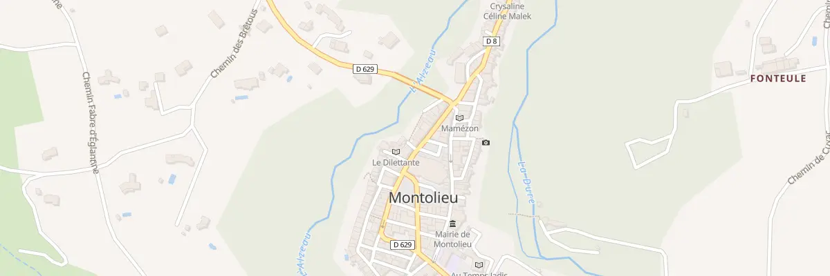 Plan du 15 Rue du 11 Novembre 1918 à Montolieu