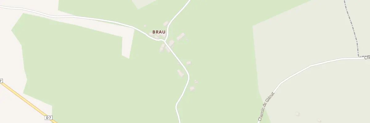 Plan du 6016 Brau Sud à La Ségalassière