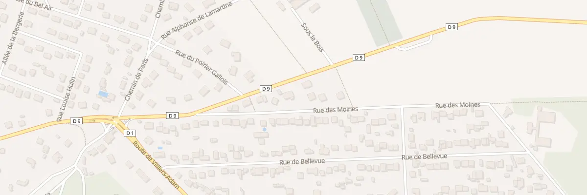 Plan du 17 Rue des Moines à Mériel