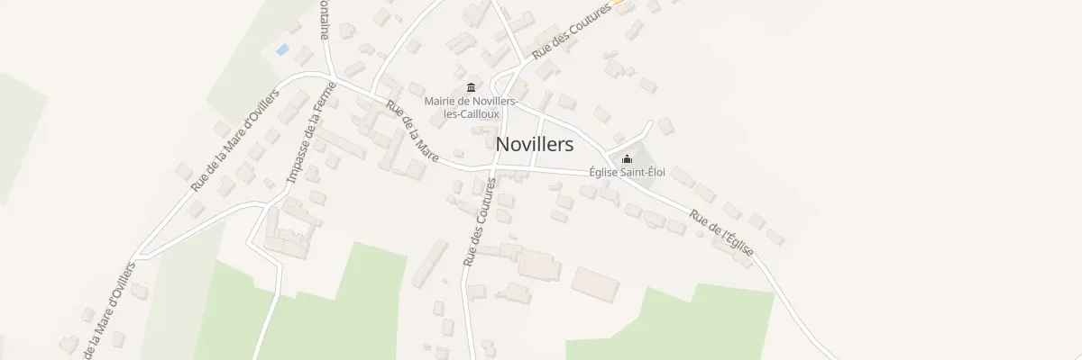 Plan du 30 Rue de l’Eglise à Novillers