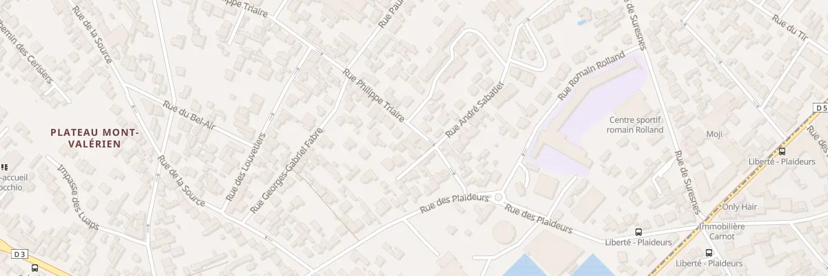 Plan du 252 Rue Philippe Triaire à Nanterre