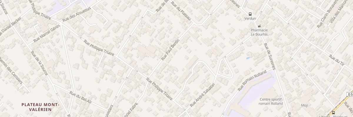 Plan du 20 Rue Paul Bertin à Nanterre