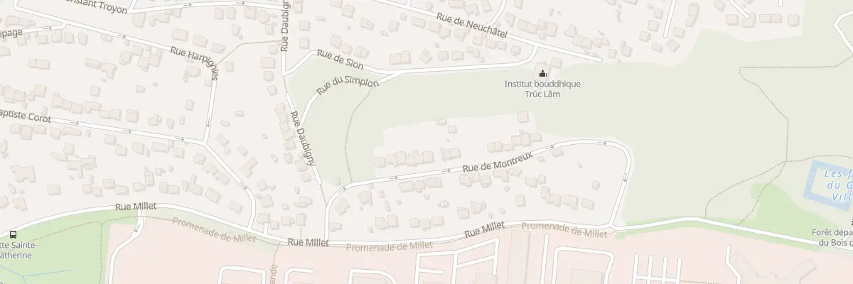 Plan du 17 Rue de Montreux à Villebon-sur-Yvette