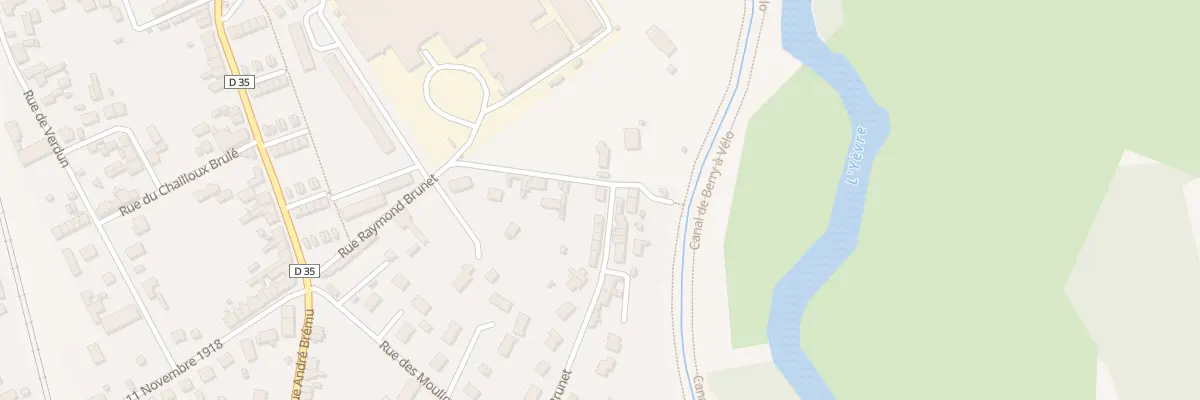 Plan du 26 Rue Raymond Brunet à Mehun-sur-Yèvre