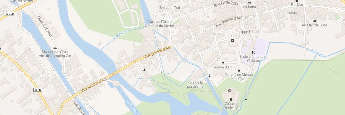 Plan du 66 Rue Jeanne d’Arc à Mehun-sur-Yèvre