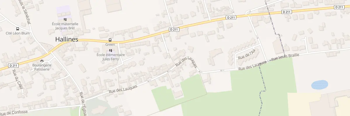 Plan du 36 Rue des Lauques à Hallines