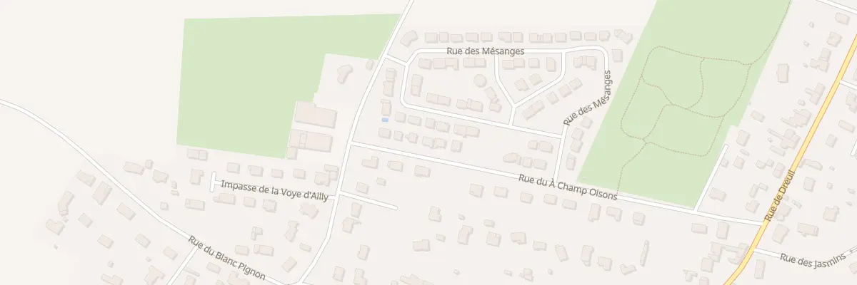 Plan du 30 Rue du Champ à Oisons à Saveuse