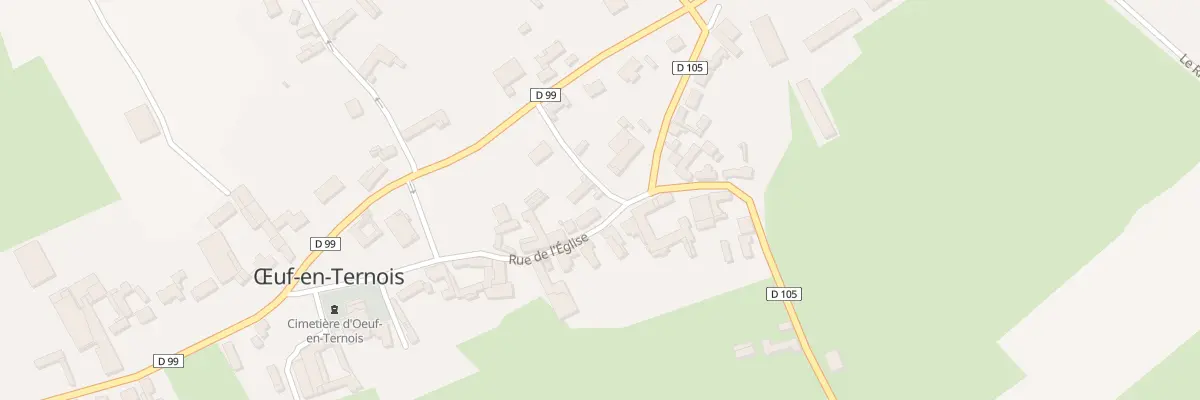 Plan du 11 Rue de l’Eglise à Œuf-en-Ternois