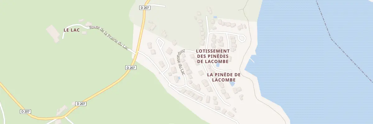 Plan du 33 Lot des Pinedes de Lacombe à Saint-Gérons