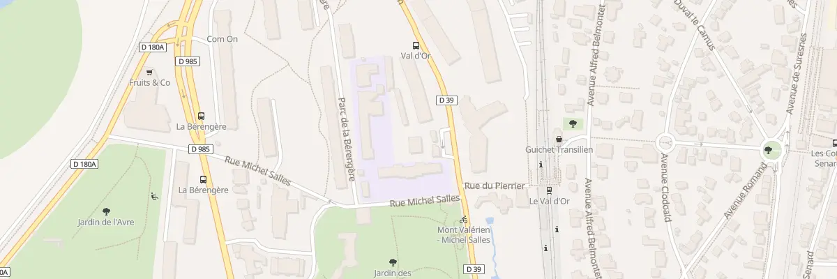 Plan du 33 Rue du Mont Valérien à Saint-Cloud