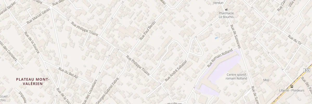 Plan du 18 Rue Paul Bertin à Nanterre