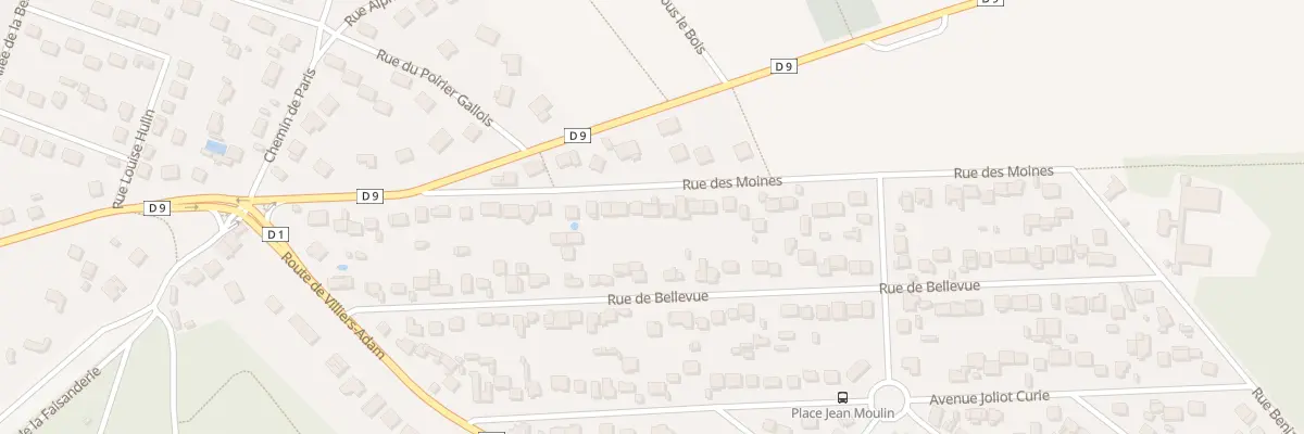 Plan du 28 Rue des Moines à Mériel