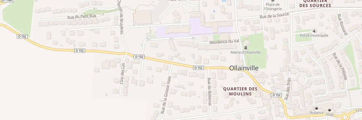 Plan du 44 Rue de la République à Ollainville