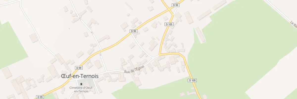Plan du 1 Pl du Quesnoy à Œuf-en-Ternois