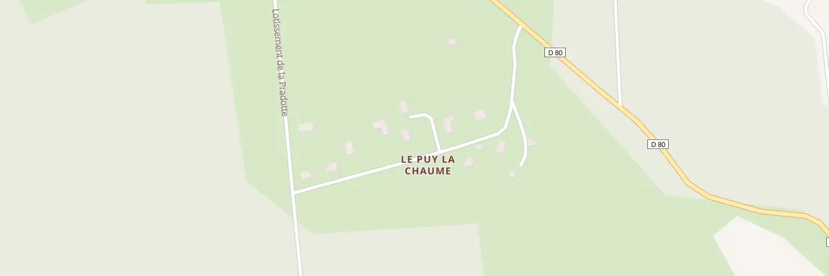 Plan du 10 Lot de la Pradotte à Bellechassagne
