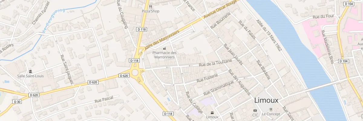 Plan du 28 Rue de la Toulzane à Limoux