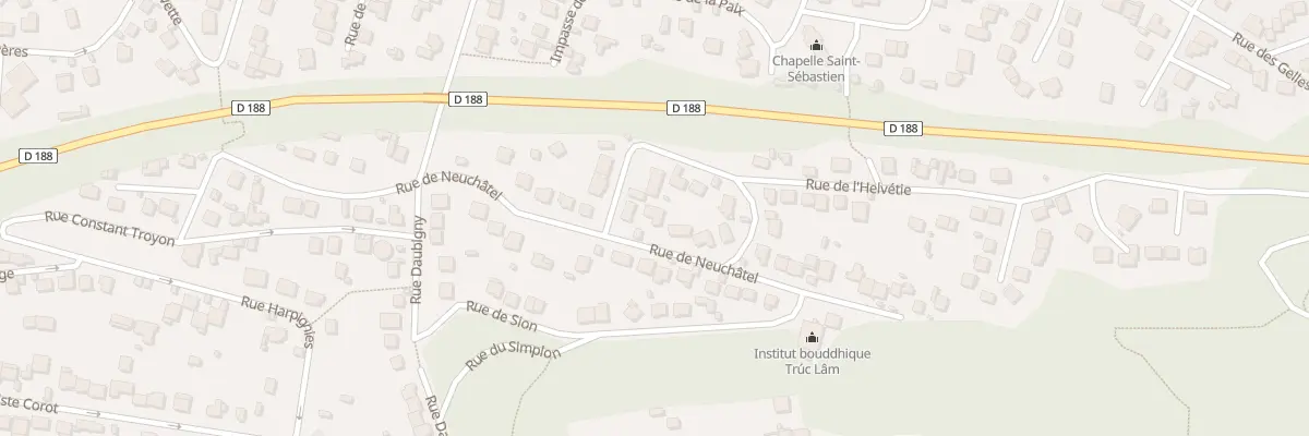 Plan du 28 Rue de Neuchâtel à Villebon-sur-Yvette